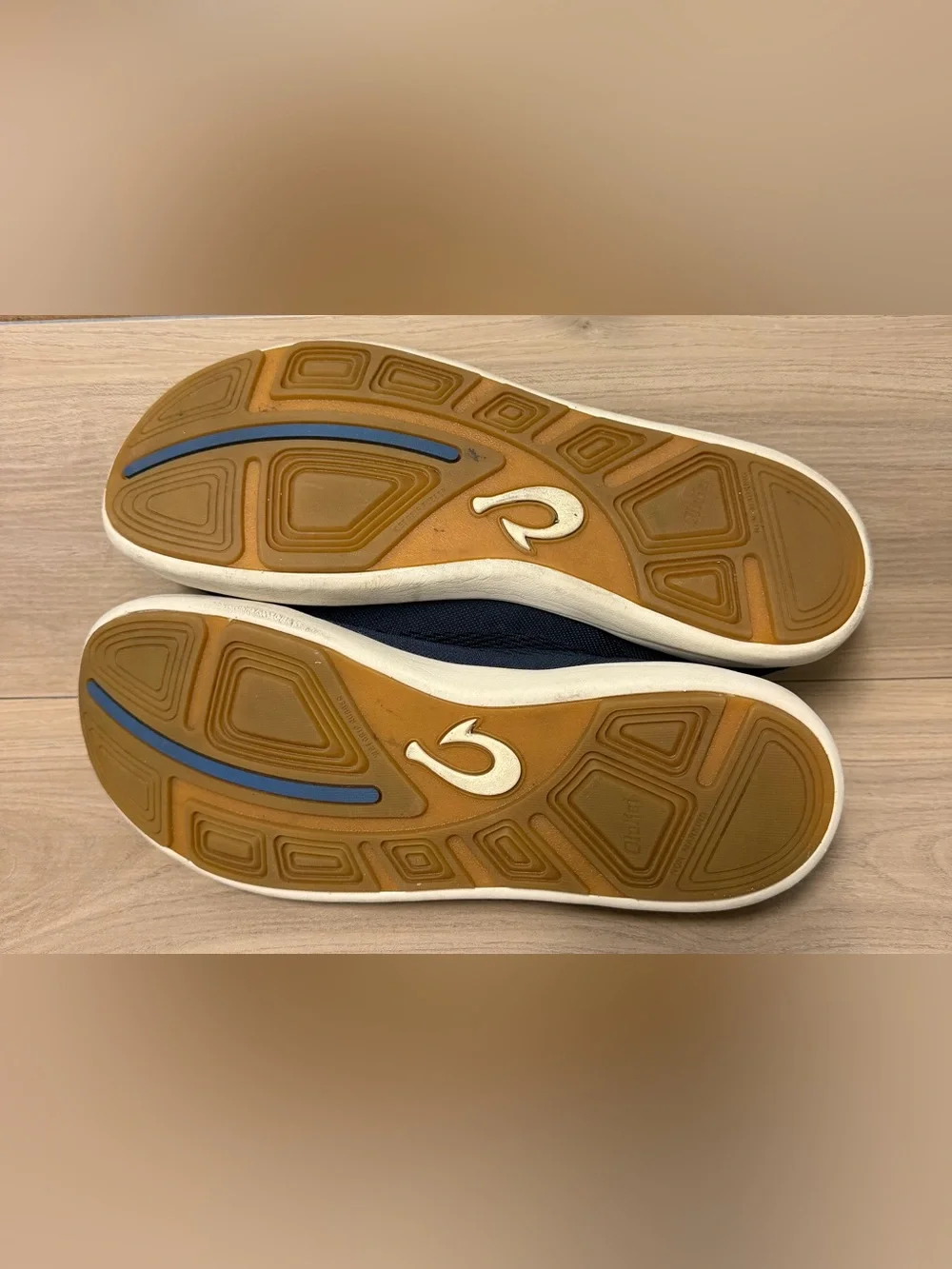 OluKai Moku Pae Slip On Shoes Men's 12 Blue Mesh Boat Comfort Island Breathable